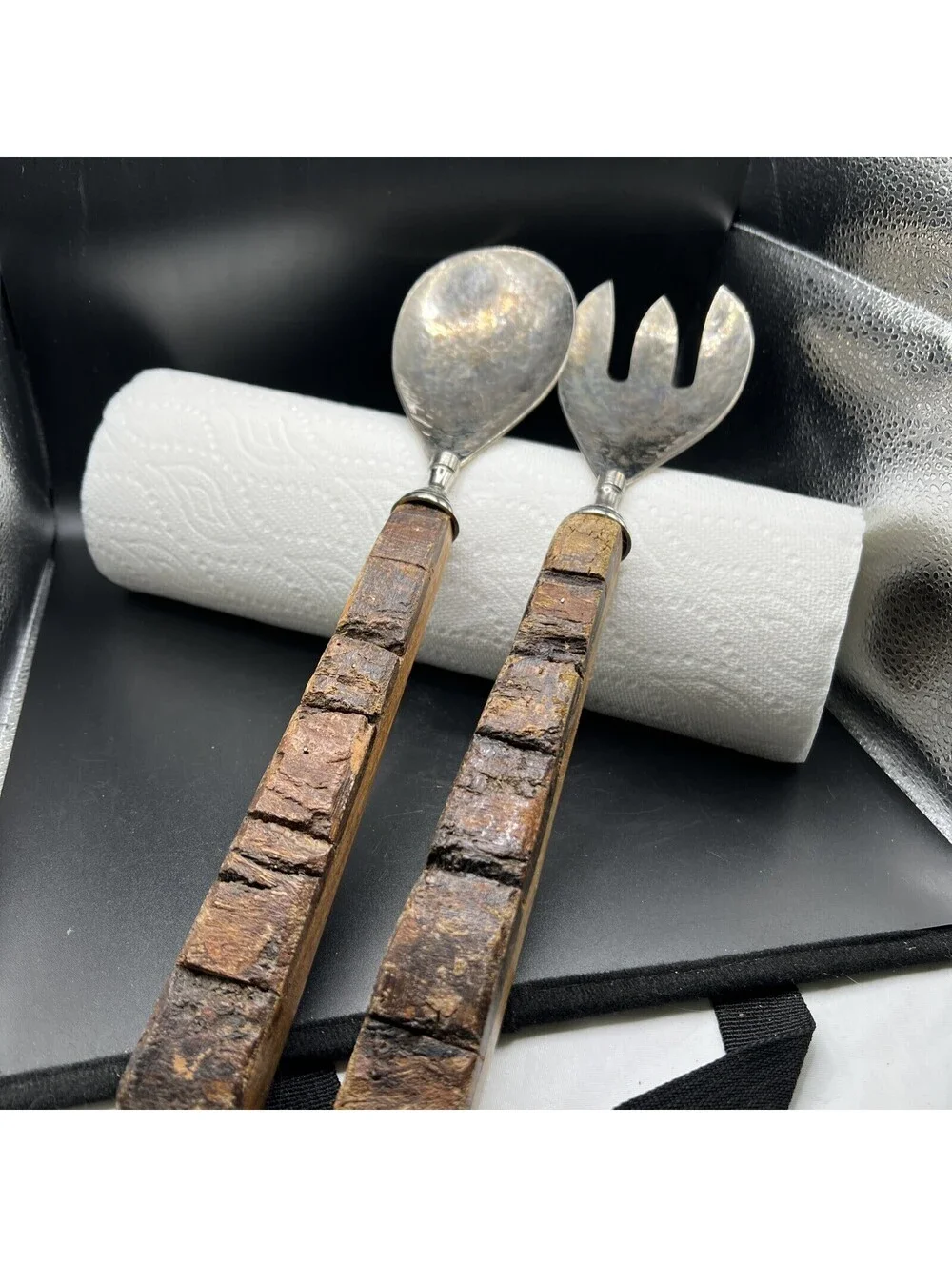 Vintage Salad Spoon And Fork